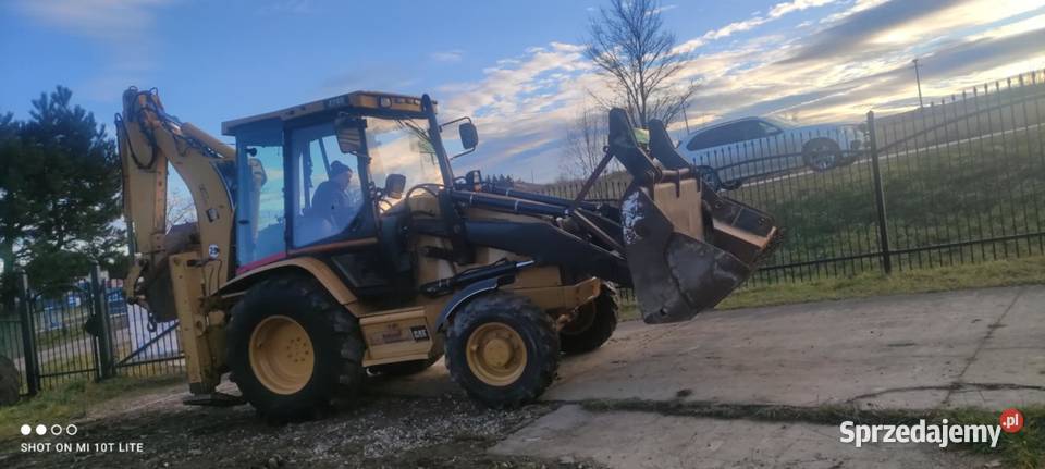 koparkoładowarka cat 428D CATERPILLAR 428 D małopolskie Nowy Sącz