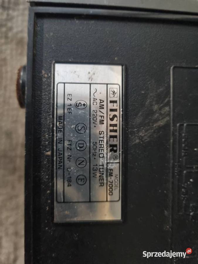 tuner FISHER FM7000 lubuskie
