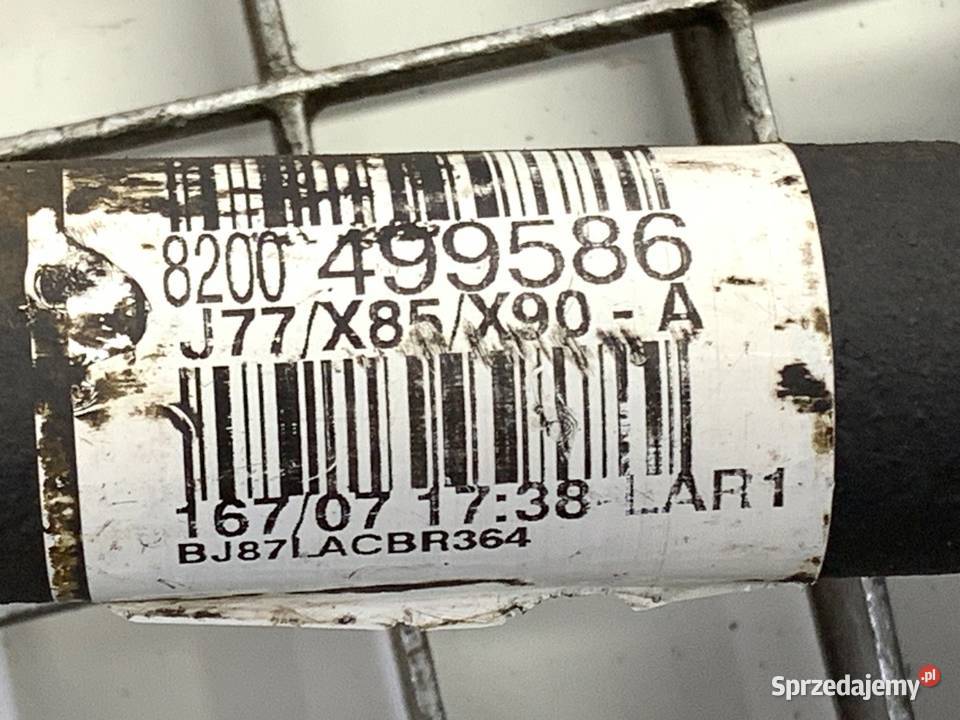 PÓŁOŚ PRAWY PRZÓD RENAULT CLIO III 8200499586 15 sprzedam