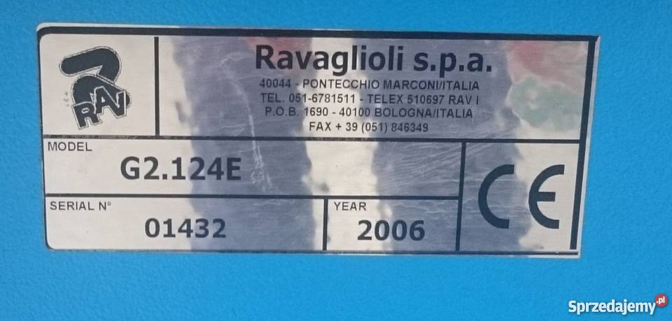 Wyważarka kół firmy Ravaglioli model G2124E Sprzęt warsztatowy Gorlice