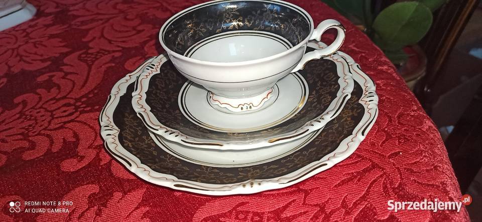 Filiżanka z talerzykiem deser Syg BG Kobalt