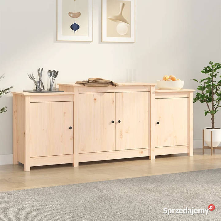 Komoda 164x37x68 drewno sosnowe WM821492 Warszawa