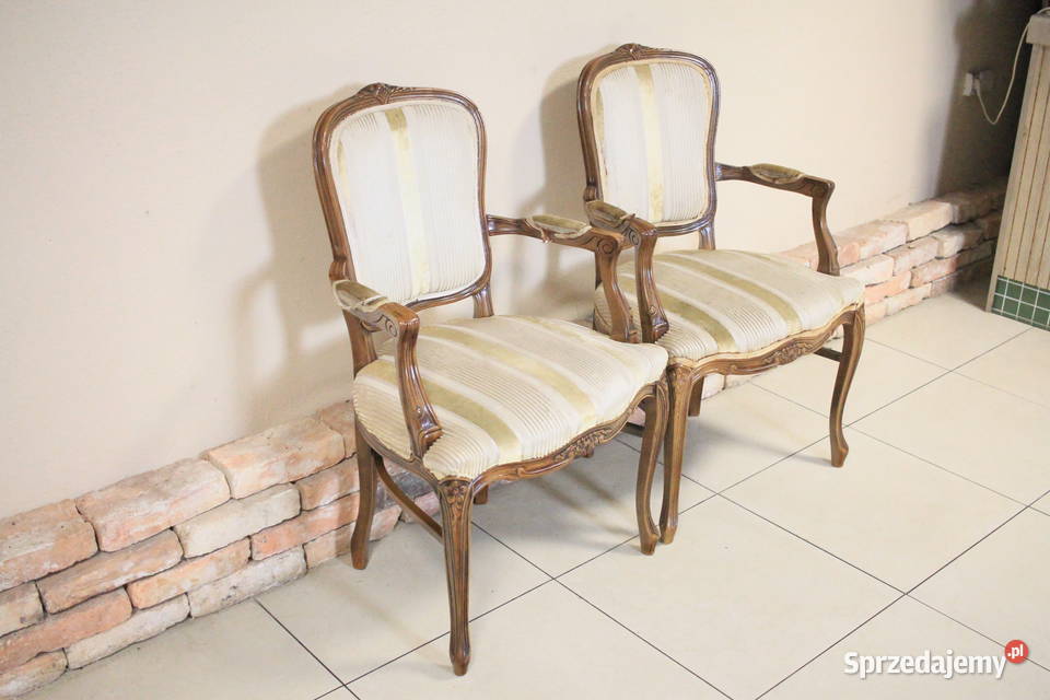 Stylowe dekoracyjne fotele 2 sztuki Pszczyna sprzedam