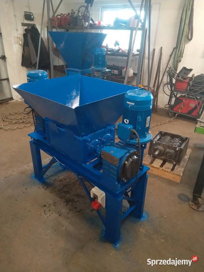 Rozdrabniacz dwuwałowy shredder 8 kw niszczarka pomorskie Starogard Gdański