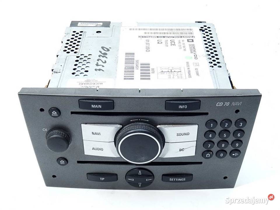 RADIO OPEL VECTRA C 93184760 0309 ODTWARZACZ
