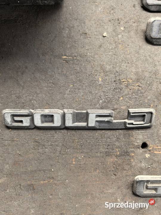 Emblemat znaczek napis Golf J mk2 Mościska