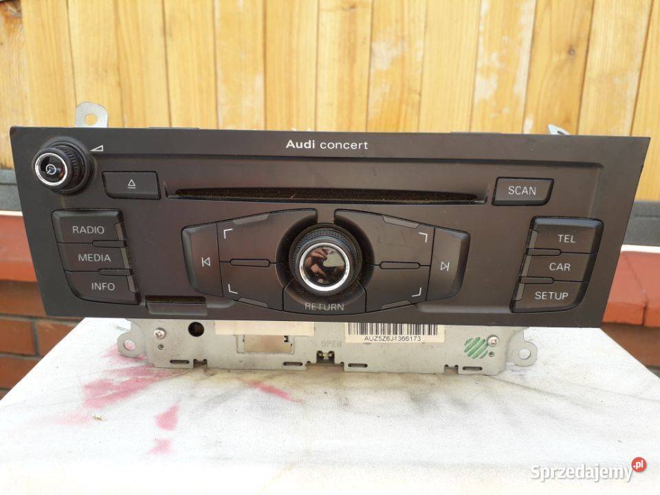 Radio audio Concert CD Audi A4 B8 A5 8T2035186P osobowe Włoszczowa