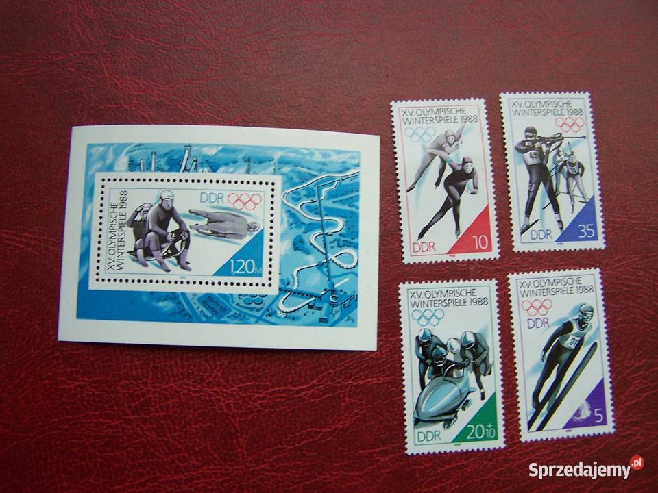 NRD DDR 1988 MNH Mi 314043 Sport Olimpiada Tychy