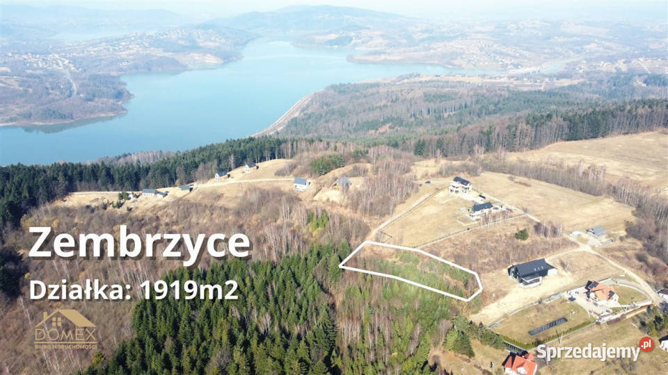 Grunt sprzedam Zembrzyce 1919m2