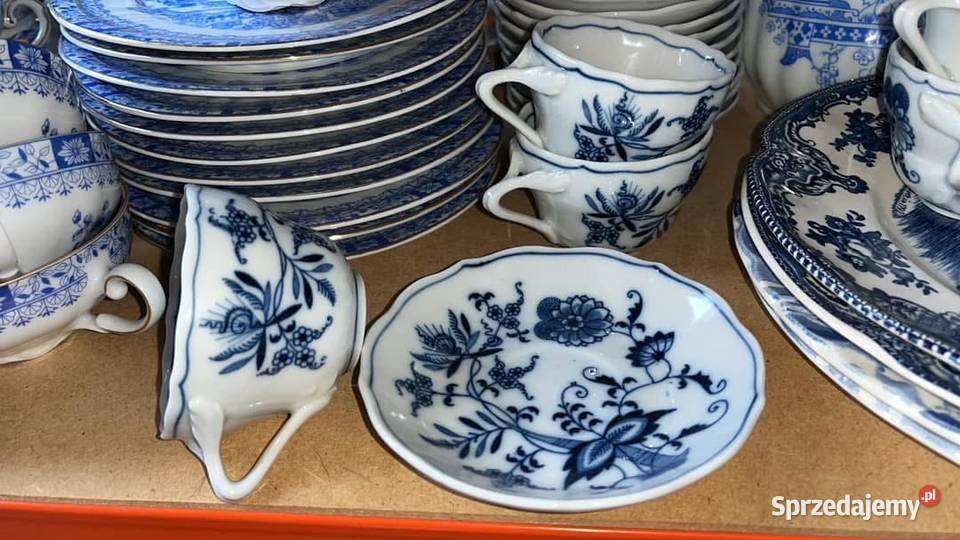 Filiżanka z wzorem cebulowym Blue Danube Do pomorskie