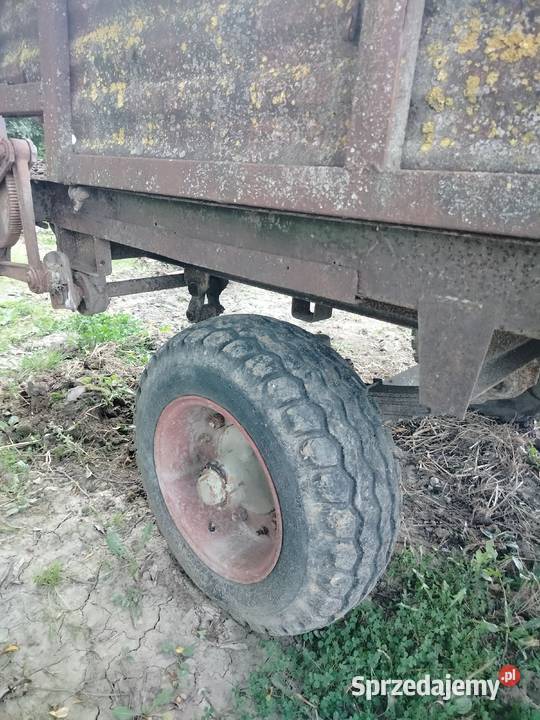 Rozrzutnik obornika dwuosiowy osie adapter kujawsko-pomorskie Skarszewy sprzedam