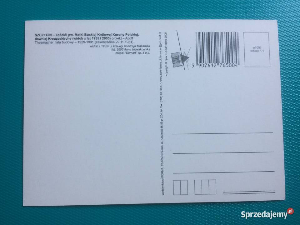 918 Kościoły Szczecina Widok Z Lat 1935 I 2005 Szczecin
