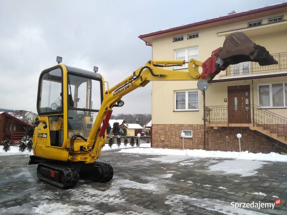 Minikoparka Komatsu pc 15 17t Średnia Wieś