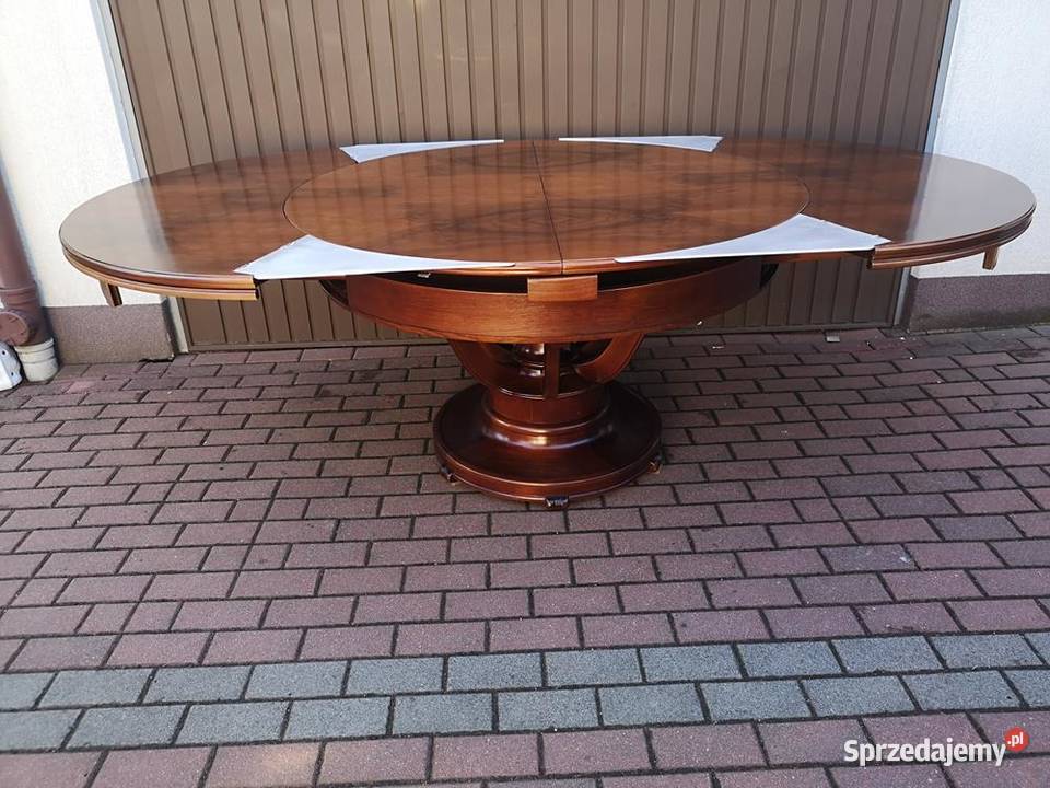 Stół ArtDeco Orzech Unikat Okrągły 130 Antyk sprzedam