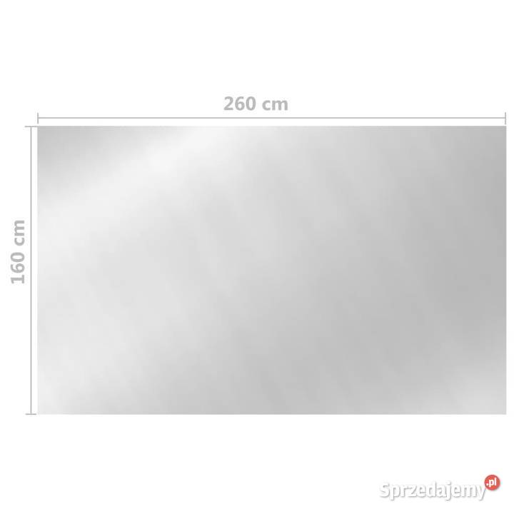 Pokrywa na basen srebrna 260x160 PE WM93092 Warszawa sprzedam