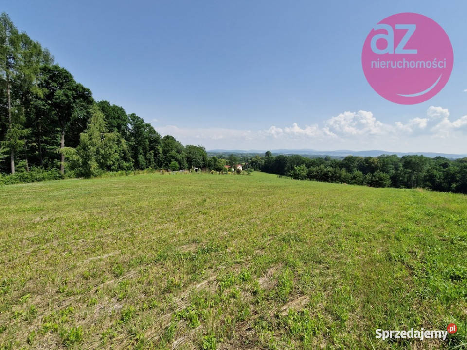 Malownicza widokowa działka budowlana koło Sprzedaż Zagorzany sprzedam