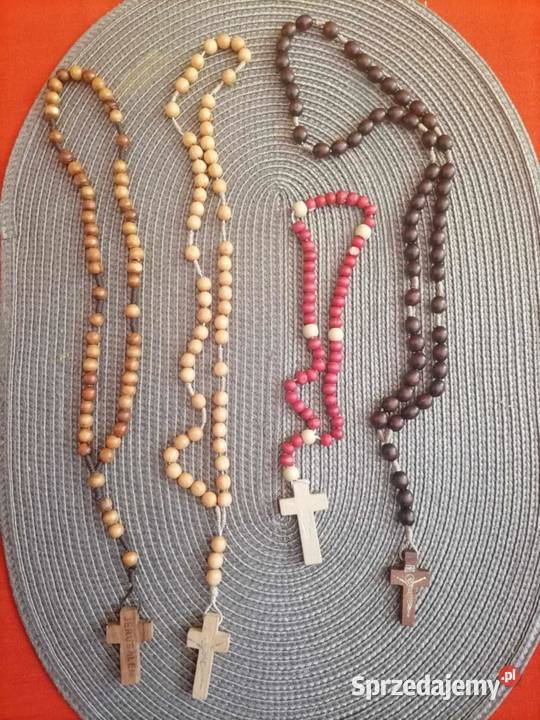 Różańce Drewniane 1980 lata Wałbrzych