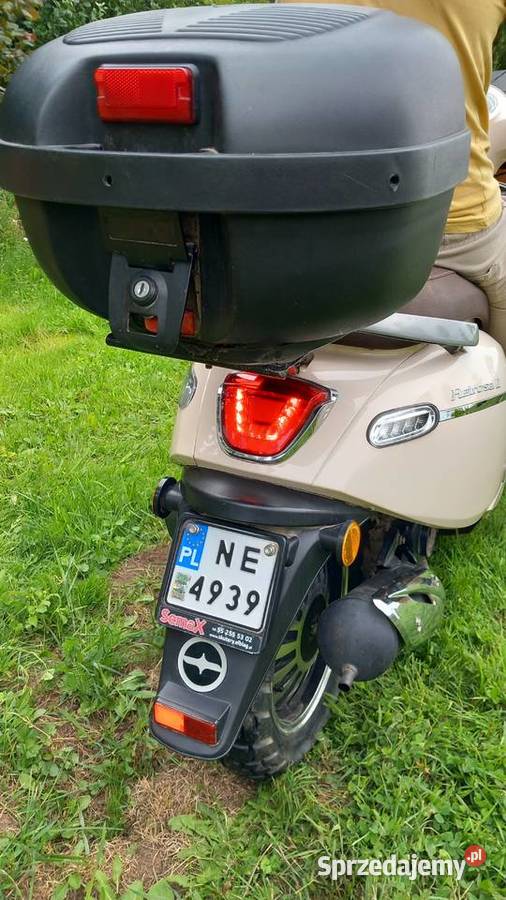 Skuter Zipp Retrosa II sprawny 50 ccm Vespa 7000km warmińsko-mazurskie Lubomino sprzedam