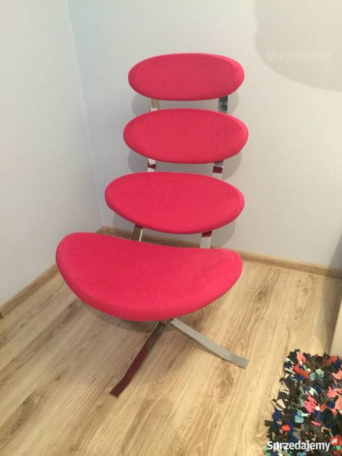 Fotele loft nietypowe magenta i oliwka nowoczesne Fotele i pufy Górki Małe