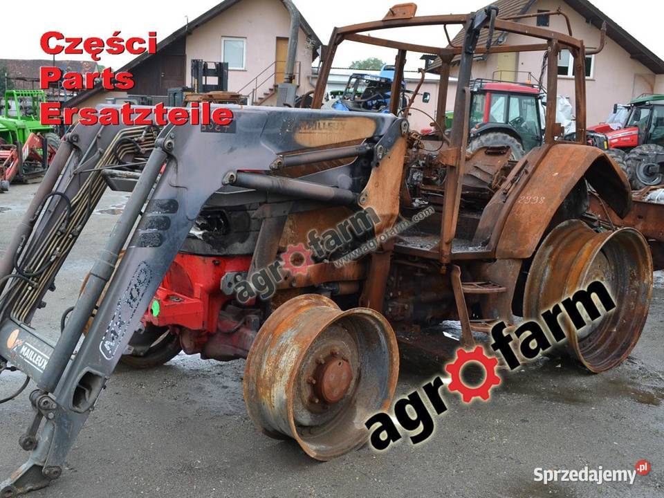 McCormick MC115 części skrzynia biegów silnik Byków