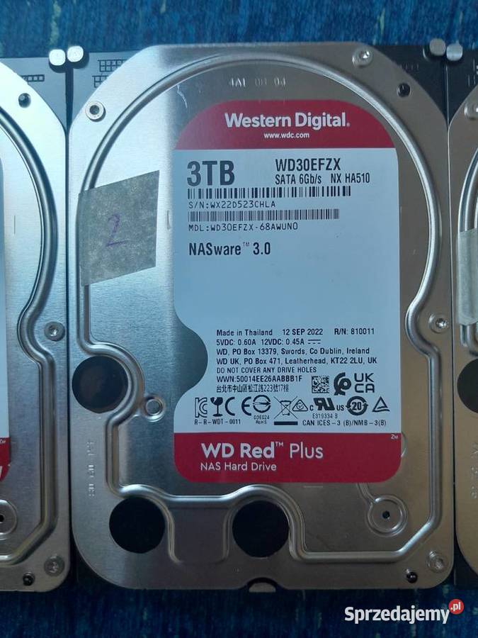 Dysk twardy WD Red Plus WD30EFZX 3TB 35 3,5” Dyski sprzedam