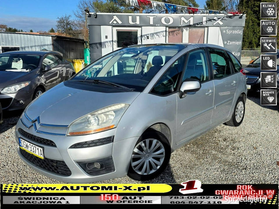 Citroen C4 Picasso 16 benz120 Niski Przebieg serwisowany w ASO Świdnica