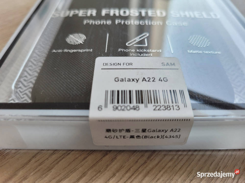 Etui futerał NILLKIN czarne do Galaxy A22 4G Telefony i Akcesoria Poznań