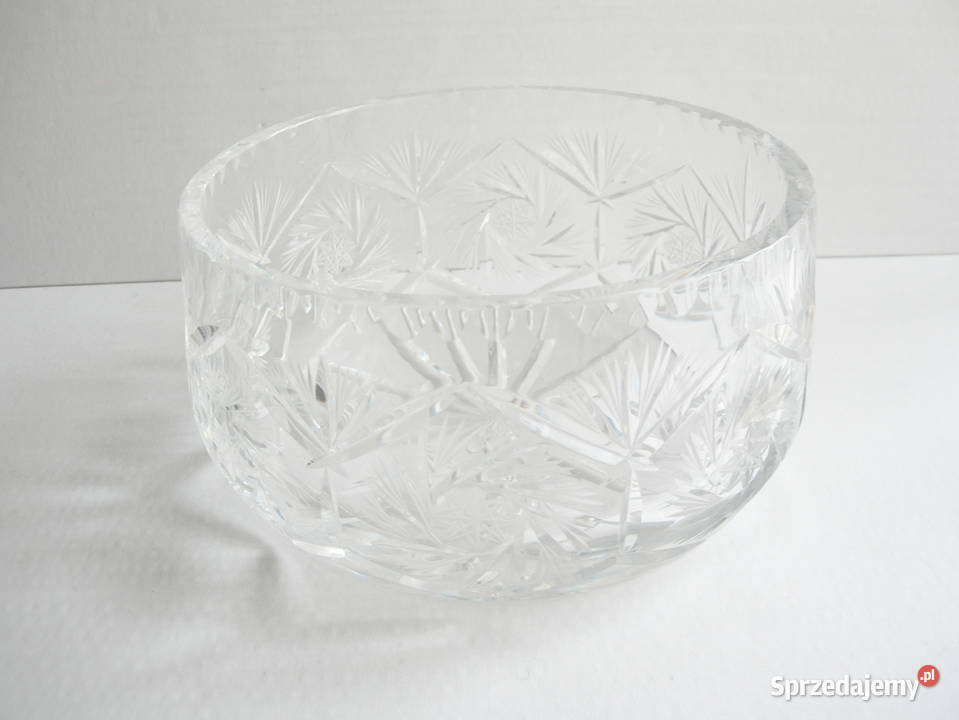 kryształowa misa vintage PRL Częstochowa sprzedam