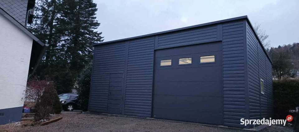 Garaż Blaszany 8x7 m HALA Brama Segmentowa SPAD Pozostałe Głogów