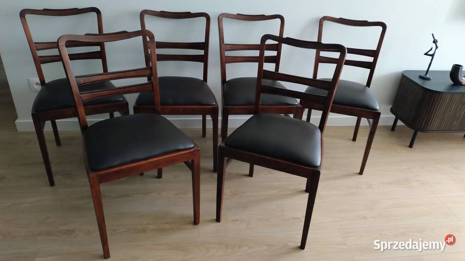 Komplet krzeseł z lat 50 w stanie Gliwice