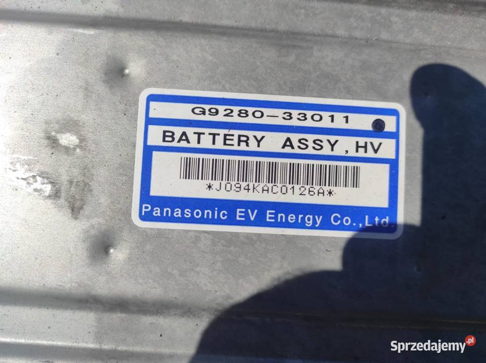 Bateria do Toyota Camry mazowieckie Warszawa