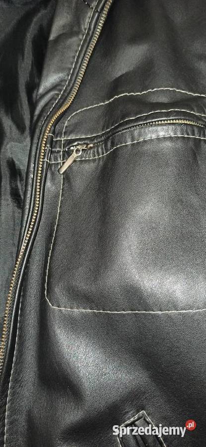 Kurtka skórzana czarna Krosno