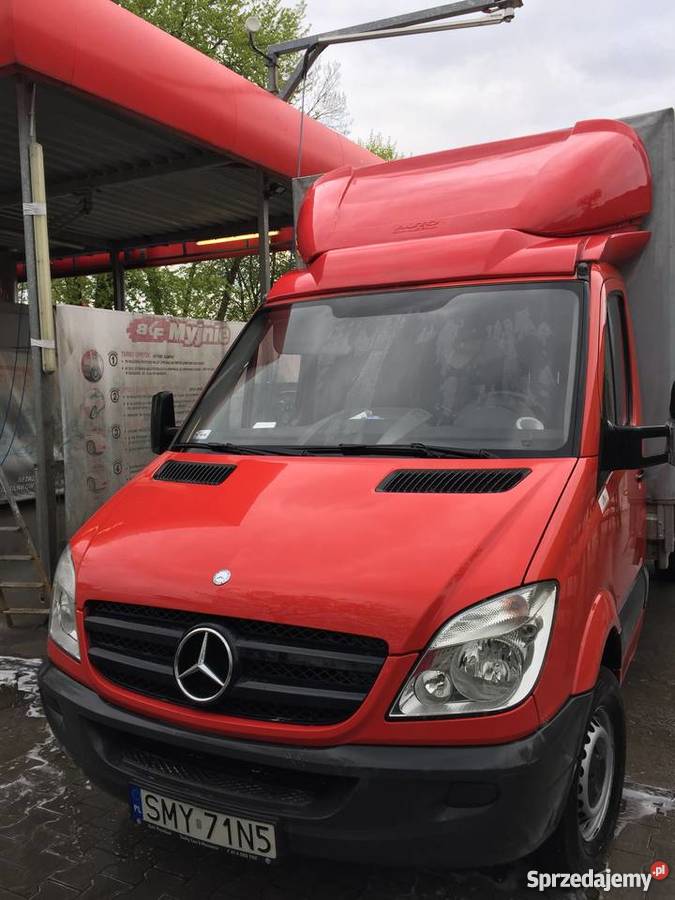 MERCEDES SPRINTER skrzyniowy, plandeka z windą Dhollandia