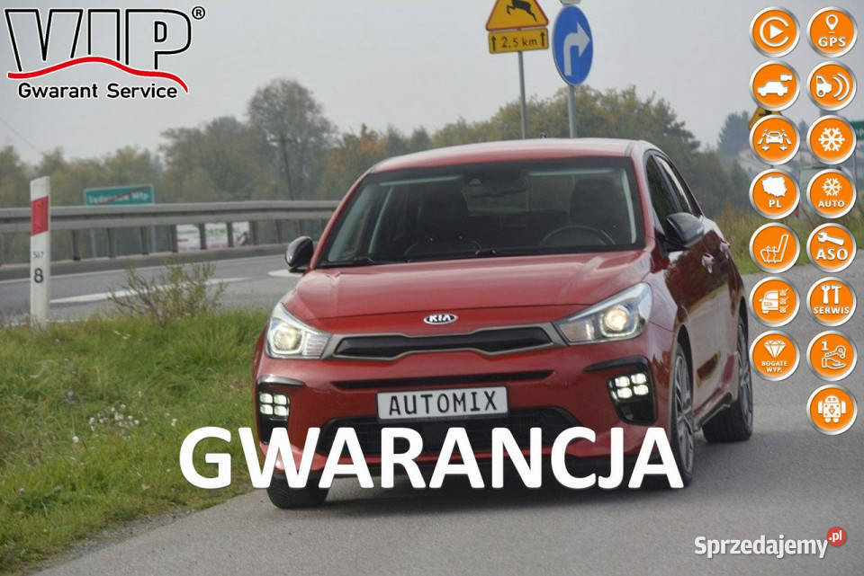 Kia Rio 10 Turbo GT Line doinwestowany gwarancja czujnik deszczu Sędziszów Małopolski sprzedam