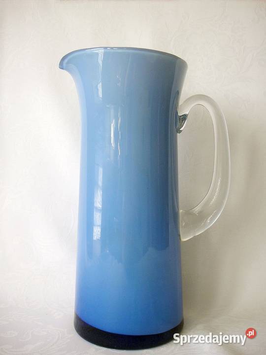 Piękny stary szklany dzban z lat 70tych unikat Kielce
