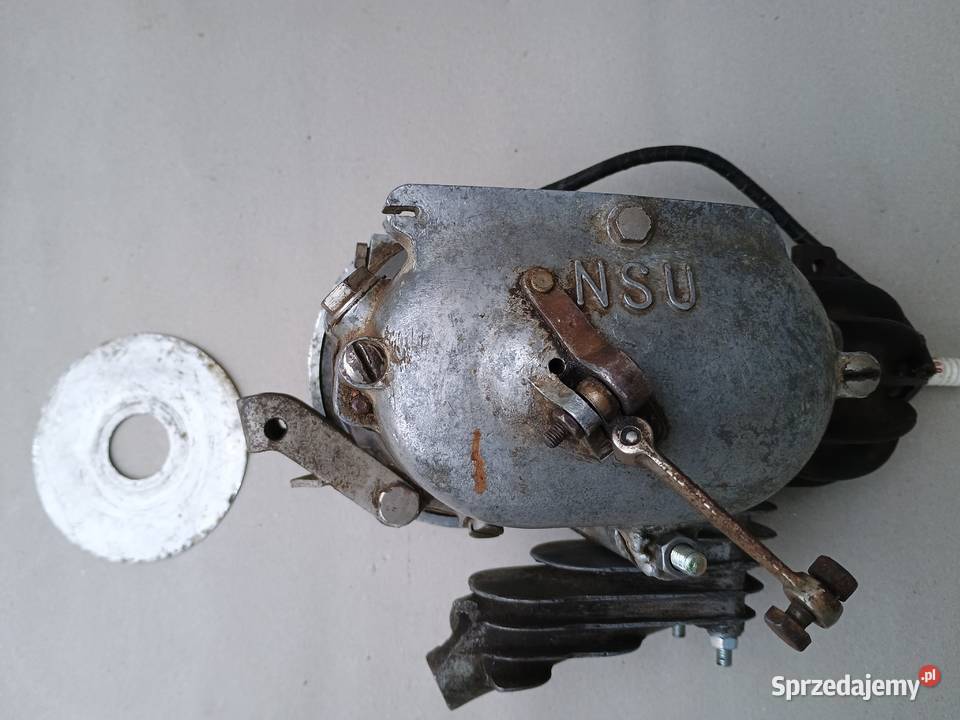 Nsu Motosulm silnik lata 30te zabytkowy Kurzętnik