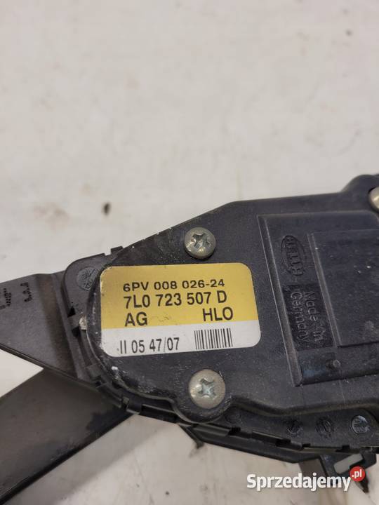POTENCJOMETR PEDAŁU GAZU AUDI Q7 LIFT 7L0723507D śląskie Przystajń