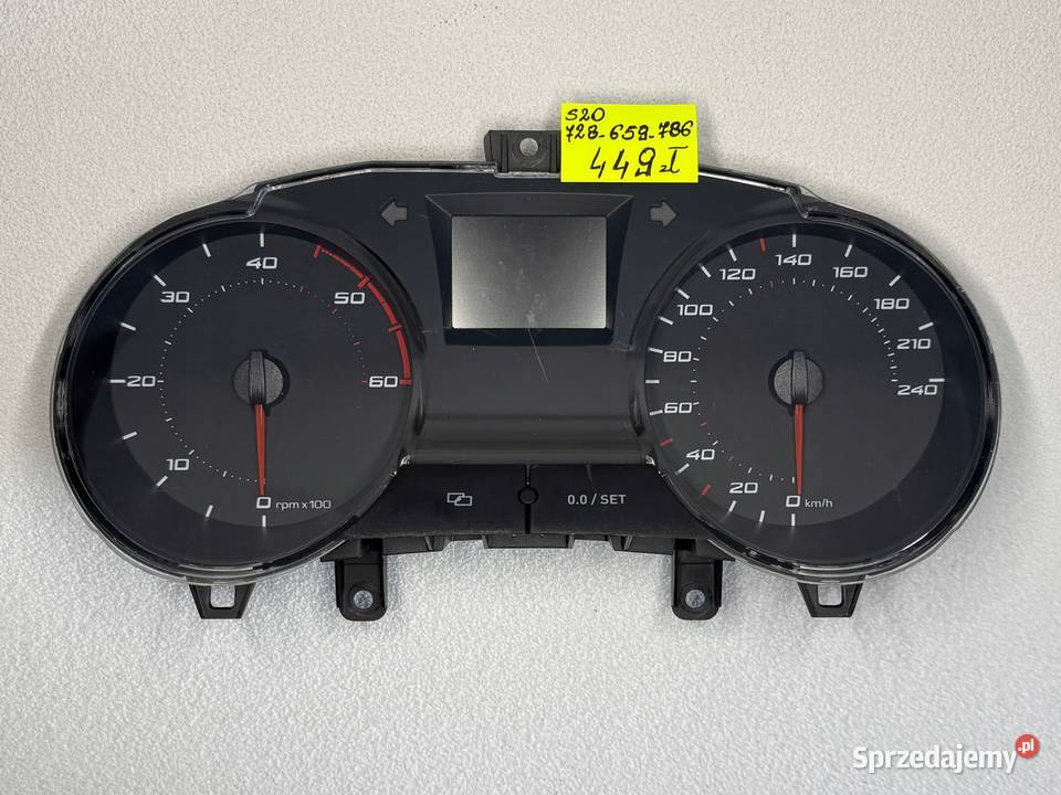 LICZNIK ZEGARY SEAT IBIZA IV 6J0920801A Liczniki i zegary Warszawa sprzedam