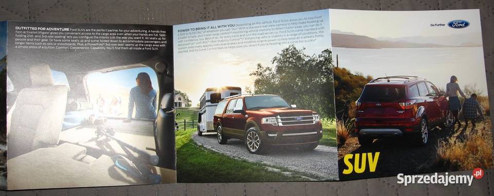FORD 2016 SUV Cars Trucks Vans prospekt katalog pomorskie Kępice