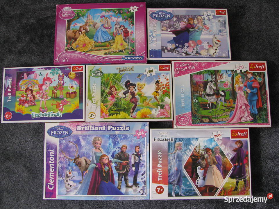 Puzzle Frozen Disney Princess Enchantimals Trzebinia