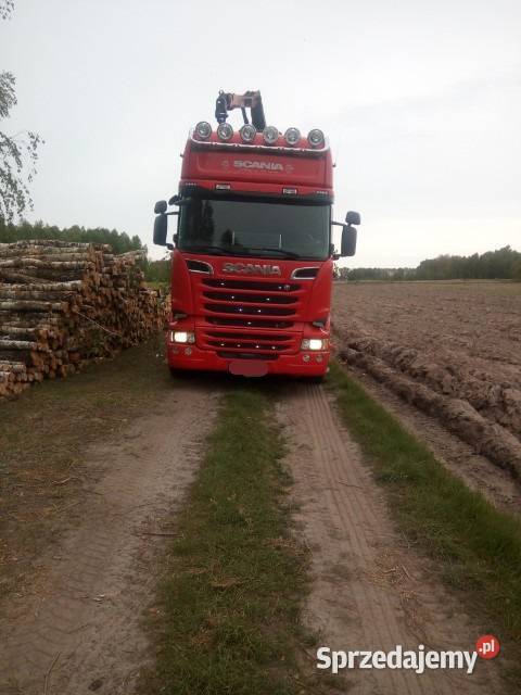 Scania r580 v8 z dźwigiem Loglift F 115 Z do