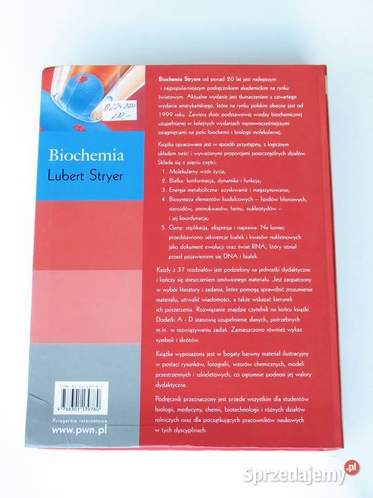 Biochemia Lubert Stryer Kraków