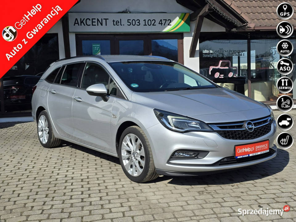 Opel Astra Pełny swerwis ASO Opel Innovation K nieuszkodzony Ustroń