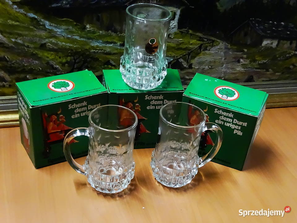 Zestaw 12 kufli do piwa Augustiner Bru Mnchen Biłgoraj