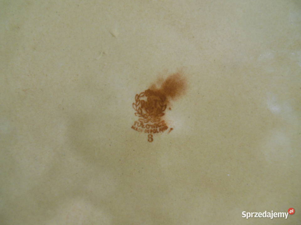 Talerz duży płytki TUŁOWICE z PRLu świętokrzyskie Kielce