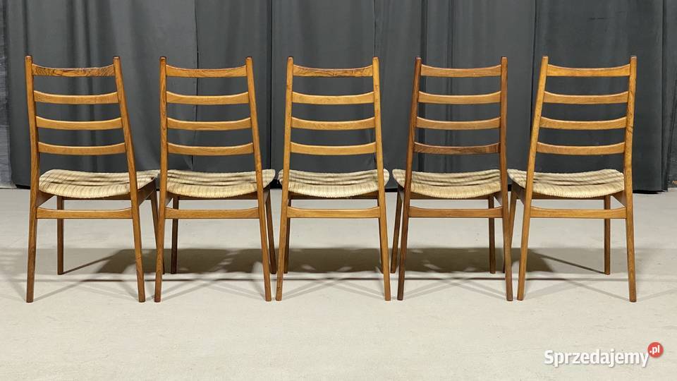 Komplet 5 krzeseł vintage Casala Niemcy lata 60 Gryfice