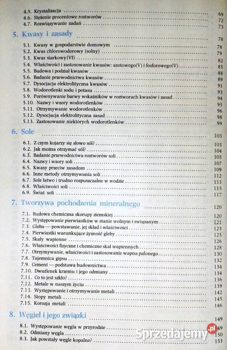 Chemia 78 Zofia Kluz Krystyna Łopata Rok wydania 1994