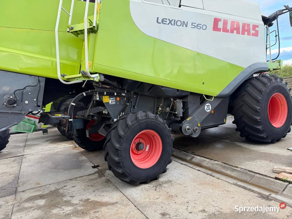 Kombajn zbożowy Claas Lexion 560 prod 2009 heder Nowa Ruda
