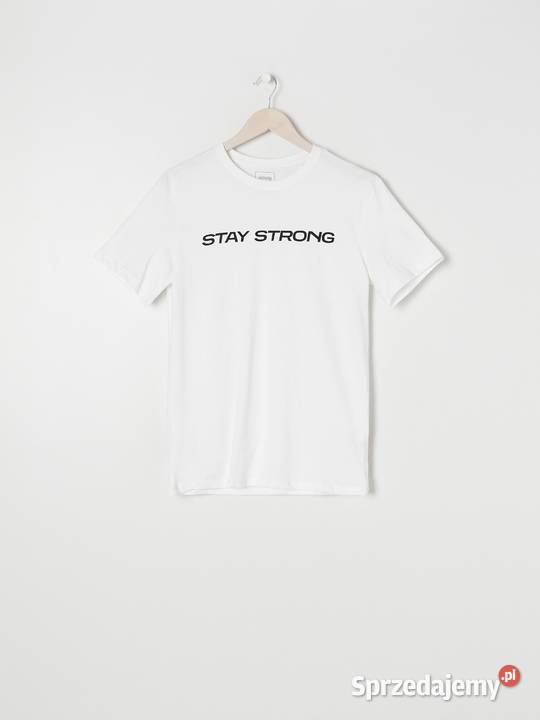 granatowy i biały tshirt męski Sinsay 2pak Rozmiar L małopolskie Olkusz