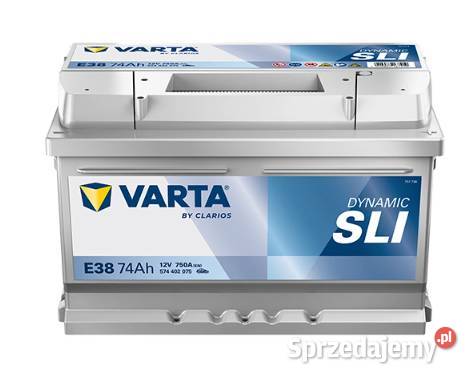 Akumulator 74Ah VARTA E38 12V 750A CHOPINA 1 Części samochodowe Płock